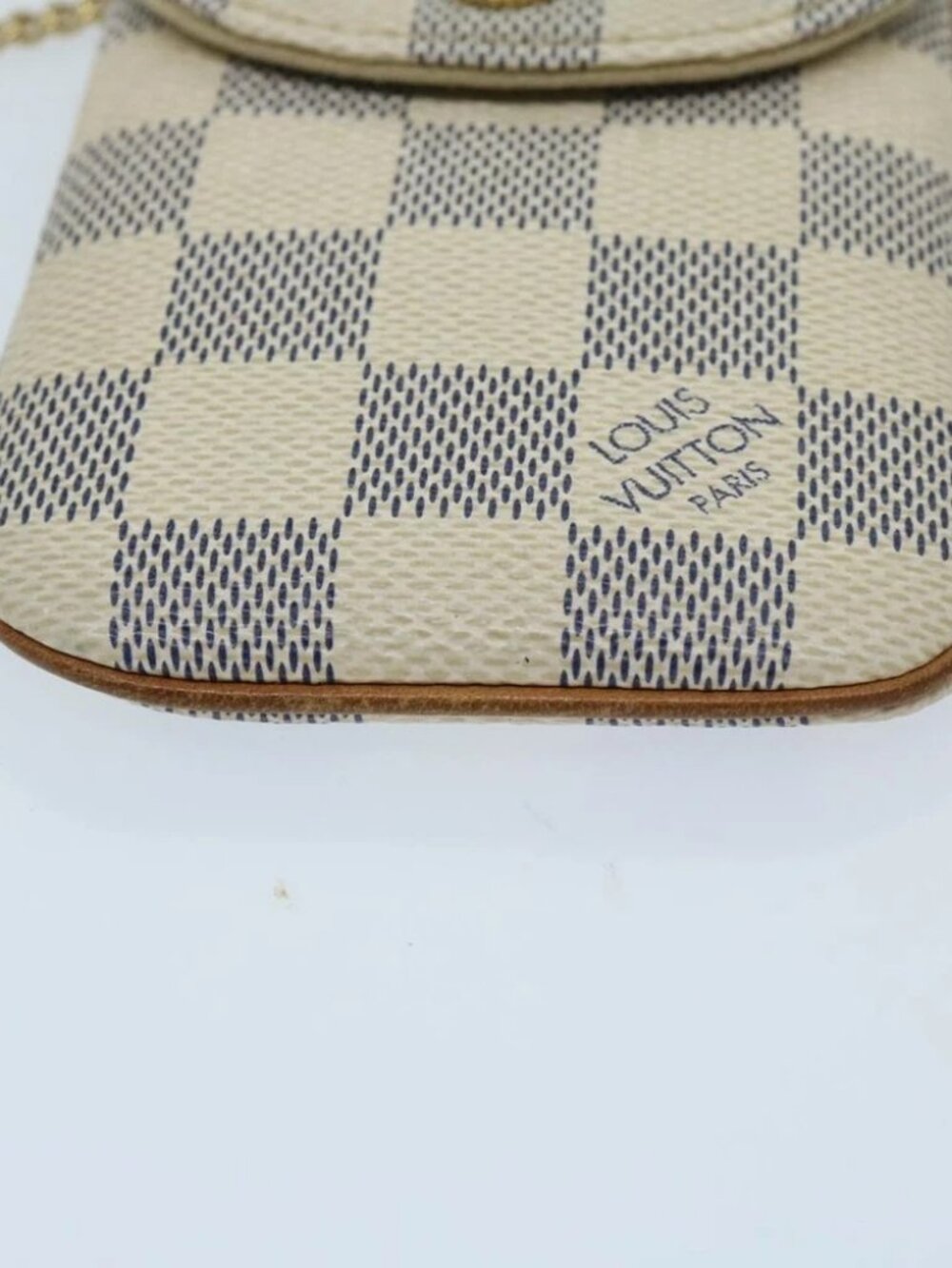 LOUIS VUITTON Damier Azur Etui Telephonne MM Cell Phone Case - Picture 10 of 16